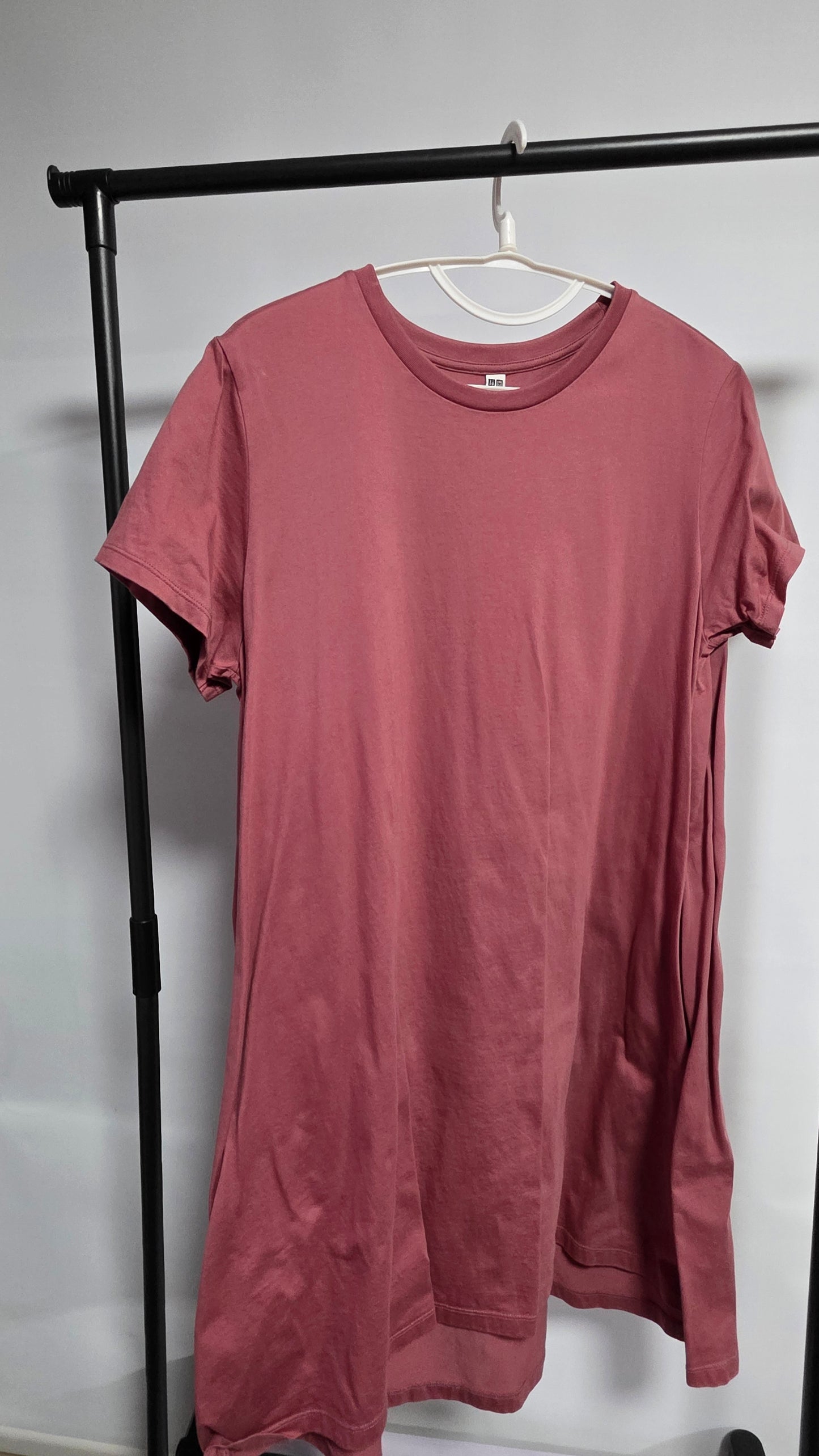 Pre-loved Uniqlo Mercerized Cotton Short Sleeve Mini Dress